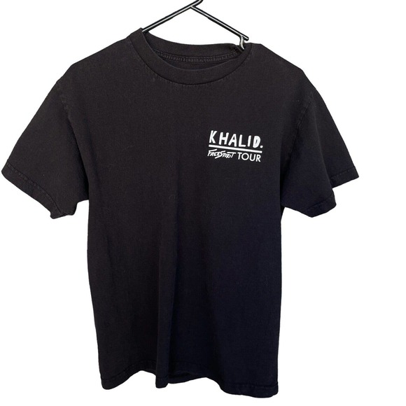 Khalid Shirt Mens Medium Concert Free Spirit First Street 2019 Tour Black - Picture 1 of 6